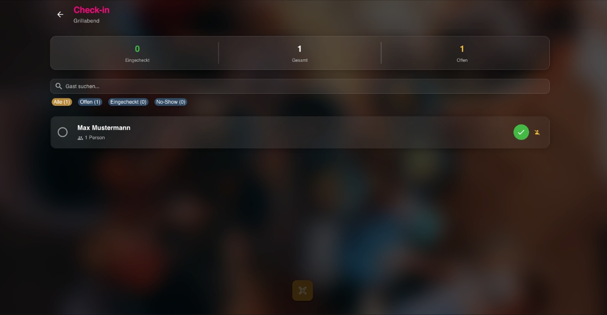 Professioneller Einlass – nur mit deinem Smartphone.