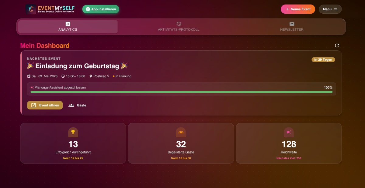 Updates in dem Dashboards